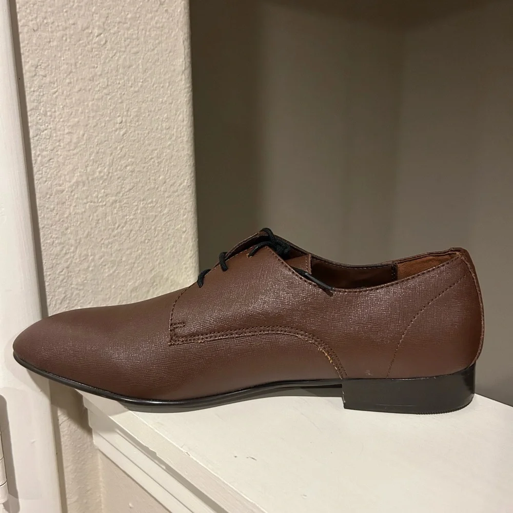 BP. Nordstrom Oxford Lace Up Brown Dress Shoes Mens Size 13M Brand New - Picture 3 of 10